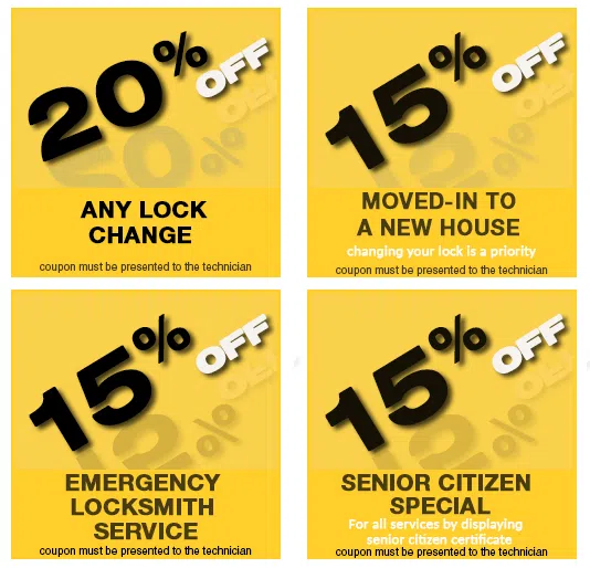 Exclusive Locksmith Service Bradenton, FL 941-564-3317 - coupon-img